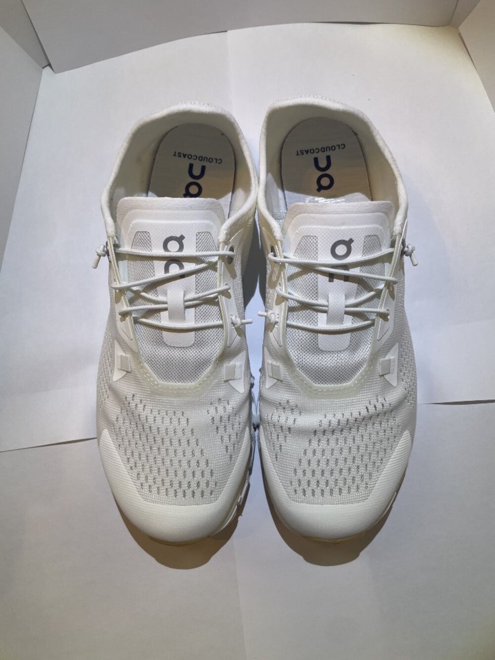 On Cloud 5 Coast Undyed-White | White Size 8 NWT Never Been Worn - Picture 10 of 11